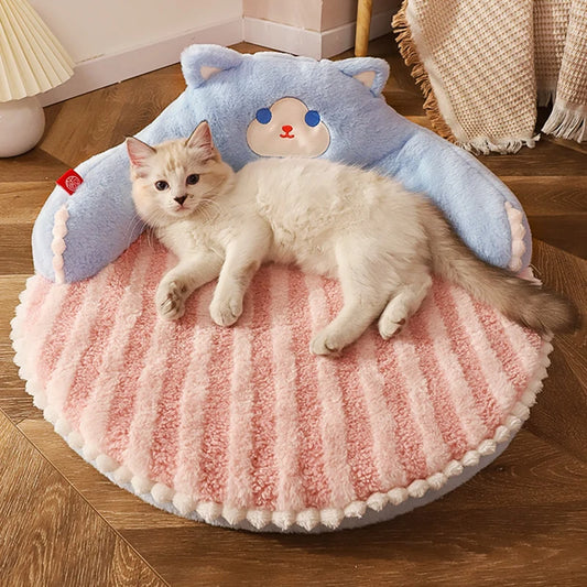 HOOPET Winter Cat Bed - Removable Cushion Mat