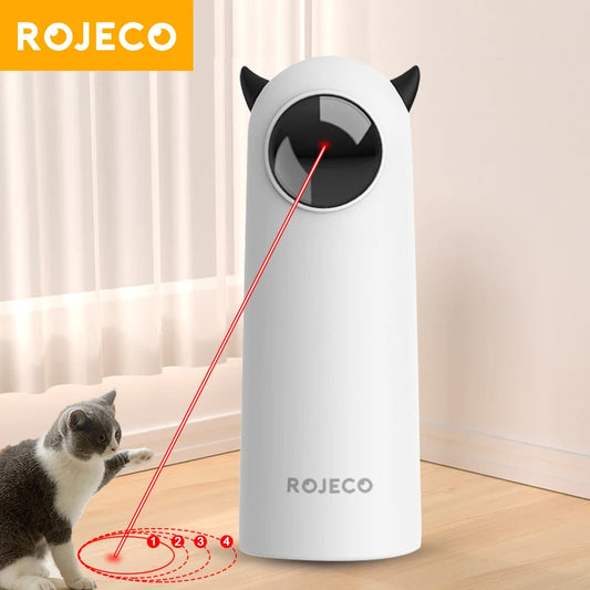 ROJECO Automatic Laser Cat Toy - Interactive LED Teaser