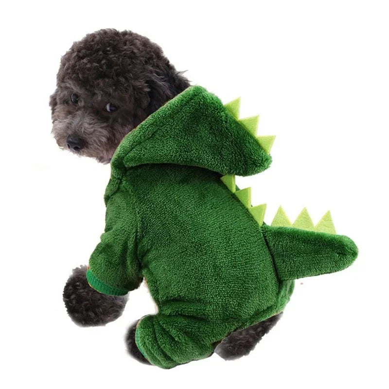 Dinosaur Halloween Costume - Fleece Hoodie for Pets