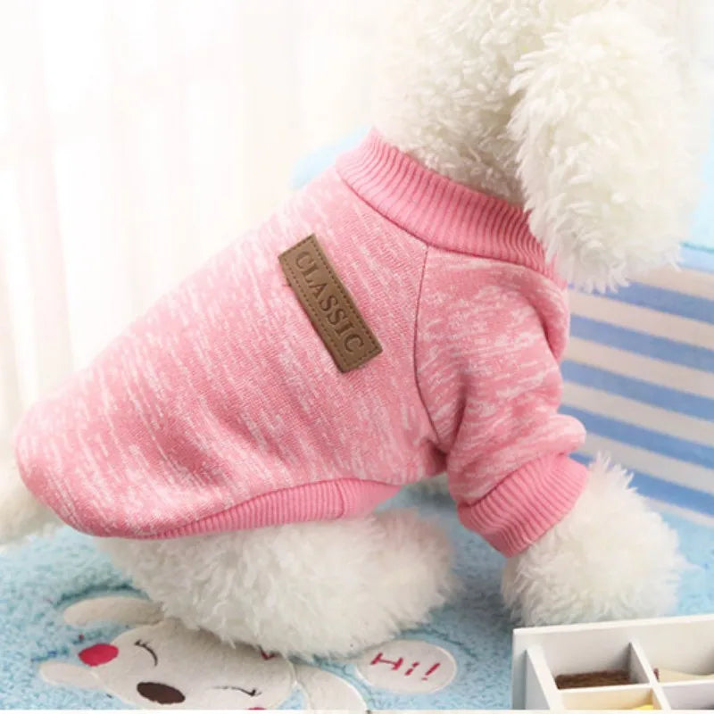 Winter Dog Sweater - Warm Jacket for Small Dogs and Cats