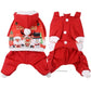 Santa Christmas Costume - Holiday Jacket for Pets