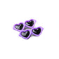 Heart Sunglasses Hair Clip - Pet Bow Accessory
