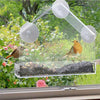 Window Type Bird Feeder - Reusable Tray with Waterproof Transparent Design and Suction Cup Installation
