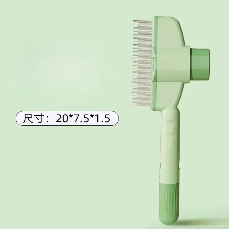 Self-Cleaning Slicker Brush - Pet Hair Removal Comb