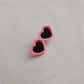 Heart Sunglasses Hair Clip - Pet Bow Accessory