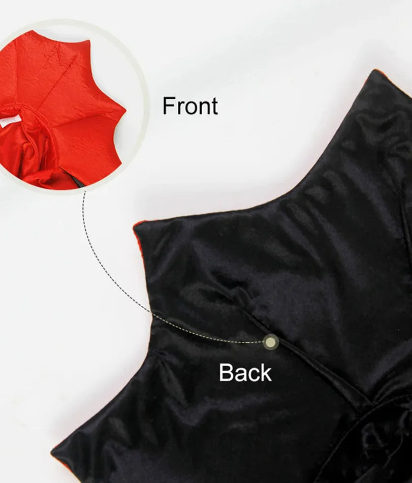 Vampire Cloak Halloween Costume - Cute Cosplay for Pets