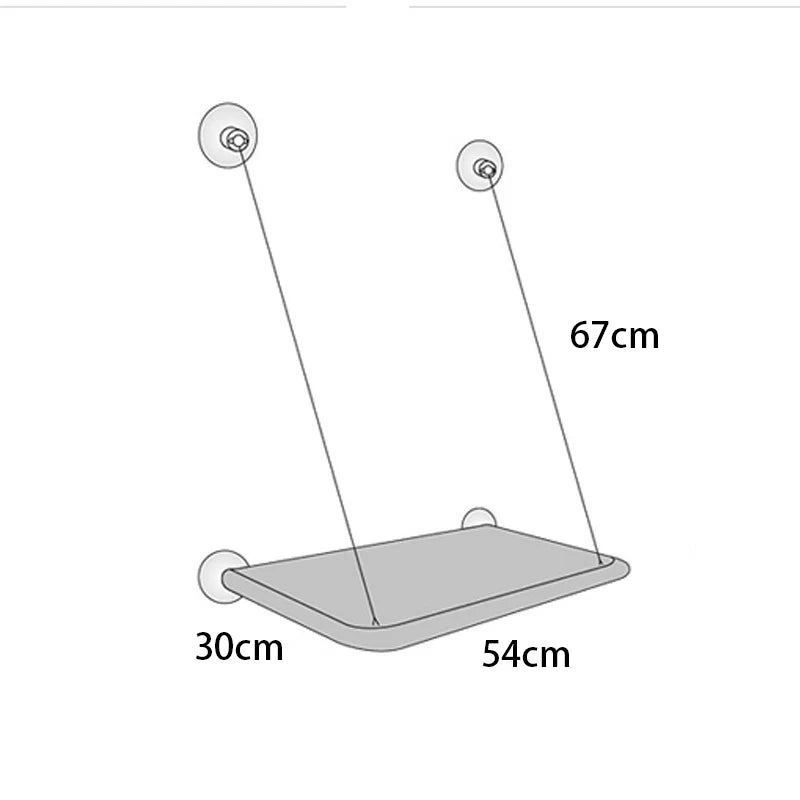 Cat Window Hammock - Suction Cup Shelf Seat
