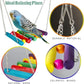 Colorful Wooden Bird Toys - Swing Hammock & Chewing Toys Set for Parrots