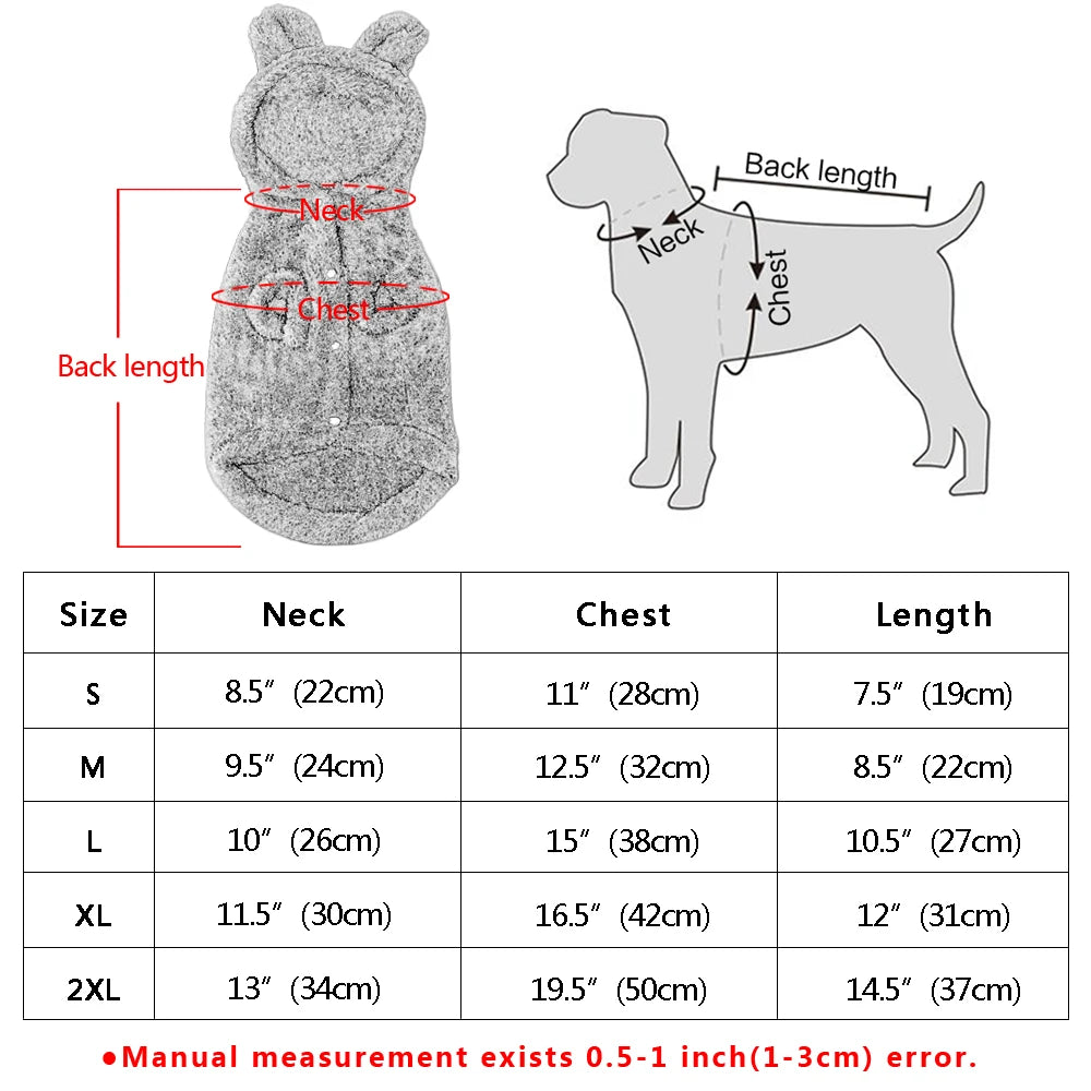 Warm Cat Jacket - Winter Coat for Small Pets