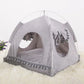 Sweet Princess Cat Tent - Foldable Basket Bed