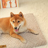 Orthopedic Dog Bed - 3D Foam with Removable Faux Fur Cover