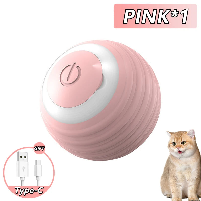Smart Interactive Cat Ball - Automatic Rolling Toy