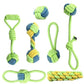 Cotton Rope Dog Toy Set - Interactive Ball and Chew Toys