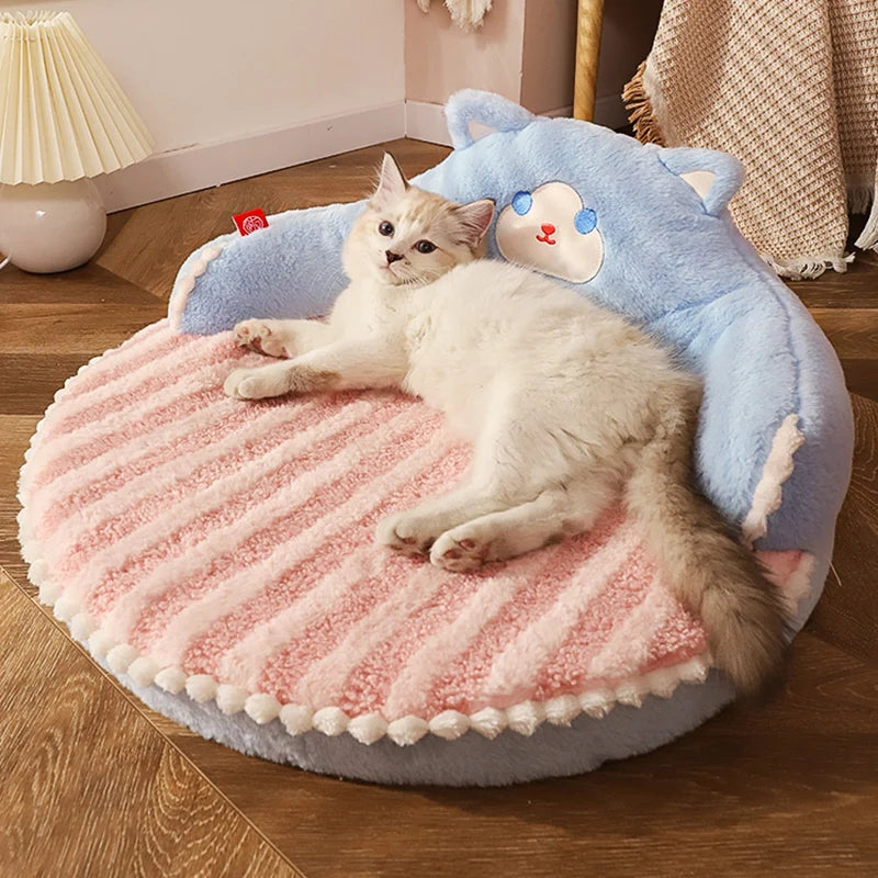 HOOPET Winter Cat Bed - Removable Cushion Mat