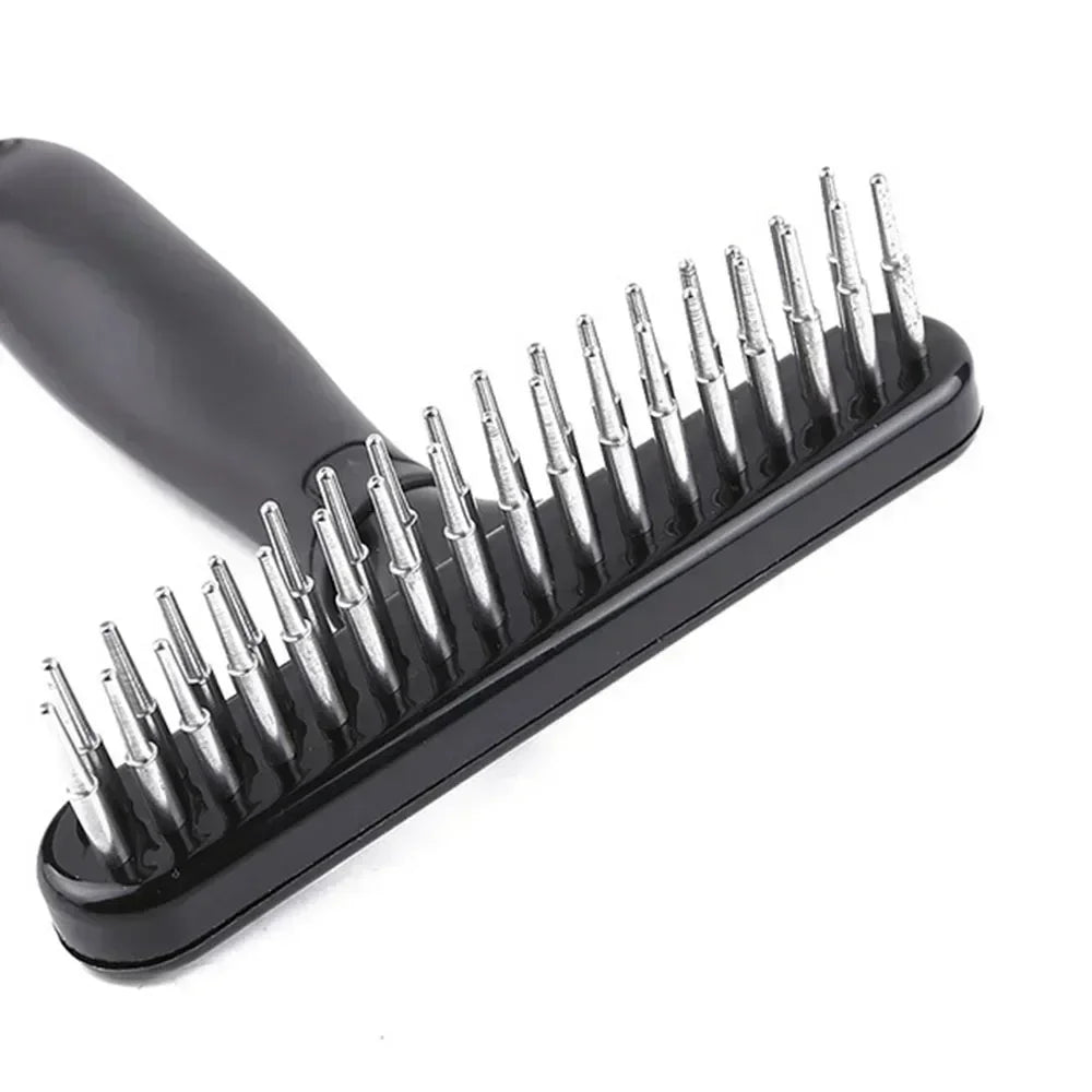 Double Row Undercoat Rake - Deshedding Brush for Pets