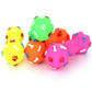 Paw Print Dumbbell Chew Toy - Interactive Squeaker for Dogs