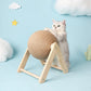 Cat Scratching Ball Toy - Sisal Rope Ball Board for Grinding Paws & Claw Care
