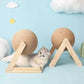 Cat Scratching Ball Toy - Sisal Rope Ball Board for Grinding Paws & Claw Care