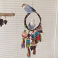 Parrot Biting Toy - Colorful Woven Tube Play Set