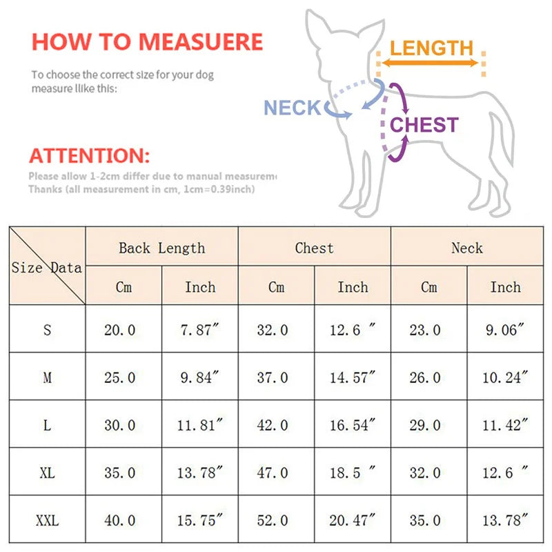 Bear Print Plush Sweater - Button Jacket for Small Dogs