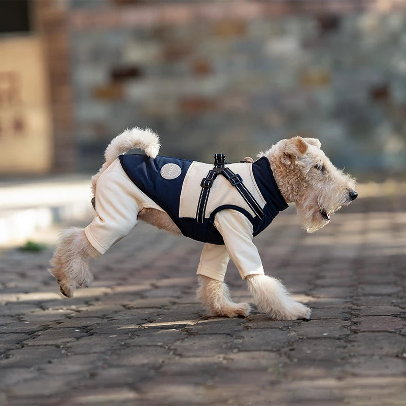 Thick Cotton Dog Vest - Windproof Warm Coat for Winter