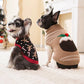 Knitted Christmas Dog Sweater - Holiday Turtleneck Pullover