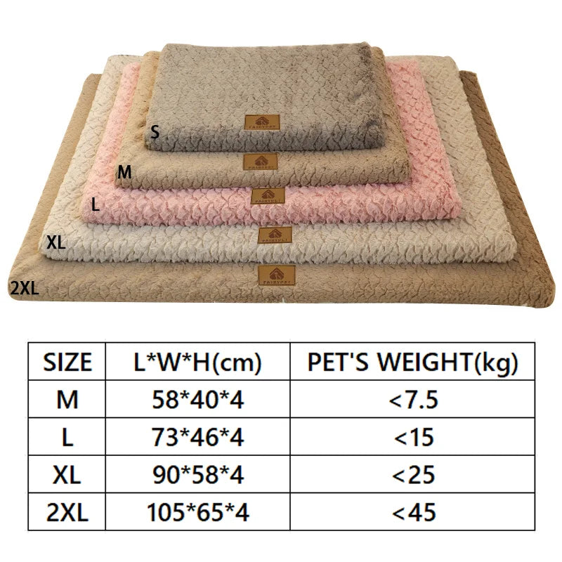 Orthopedic Dog Bed - 3D Foam with Removable Faux Fur Cover