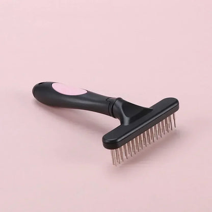 Double Row Undercoat Rake - Deshedding Brush for Pets