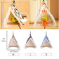Soft Plush Bird Nest - Parrot Hammock Hanging Bed & Cave Hut for Parakeets & Small Birds