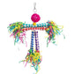 Parrot Biting Toy - Colorful Woven Tube Play Set