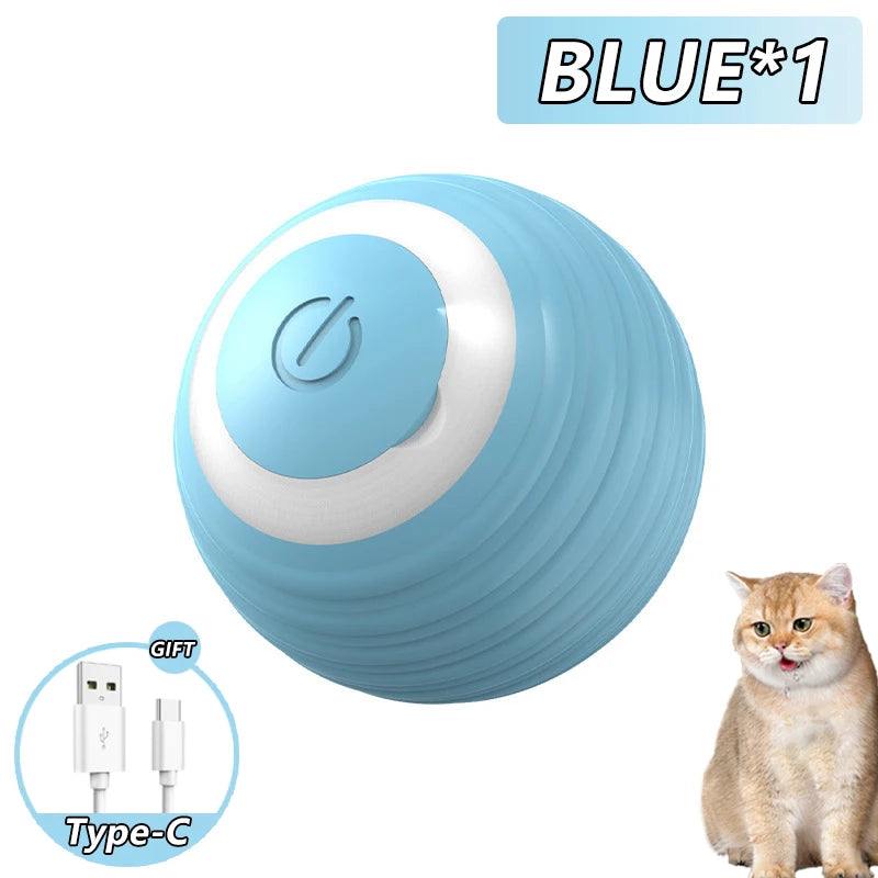 Smart Interactive Cat Ball - Automatic Rolling Toy