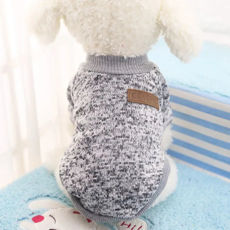 Winter Dog Sweater - Warm Jacket for Small Dogs and Cats