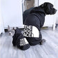 Dog Face Print Hoodie - Sporty Jacket for Large Dogs