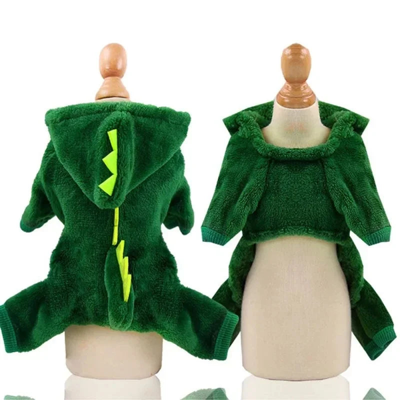 Dinosaur Halloween Costume - Fleece Hoodie for Pets
