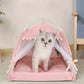 Sweet Princess Cat Tent - Foldable Basket Bed