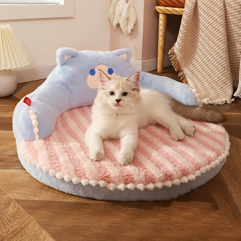 HOOPET Winter Cat Bed - Removable Cushion Mat