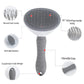 Self-Cleaning Slicker Brush - Pet Hair Removal Comb